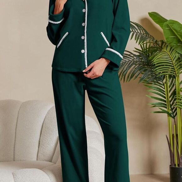 Other - NWT Green Loungewear pajama set size XL